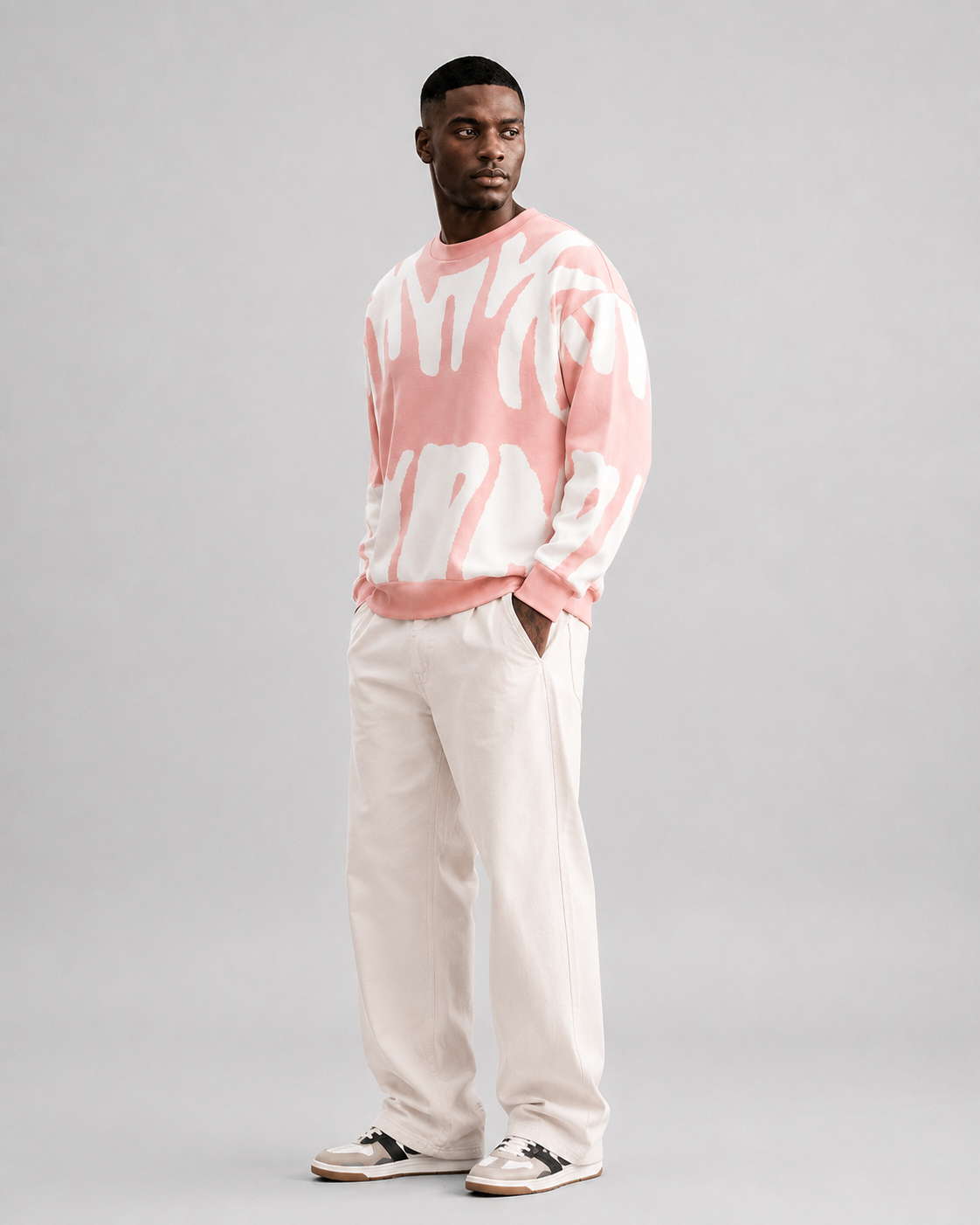 Sudadera Abstract Brush Oversize-19