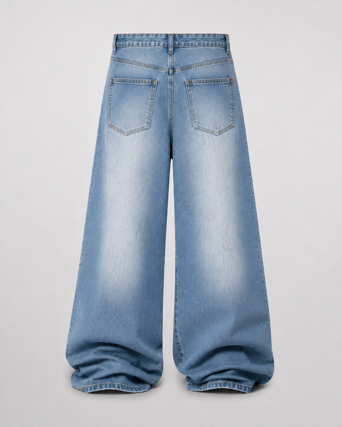 Jeans Wide Leg Light Blue-6