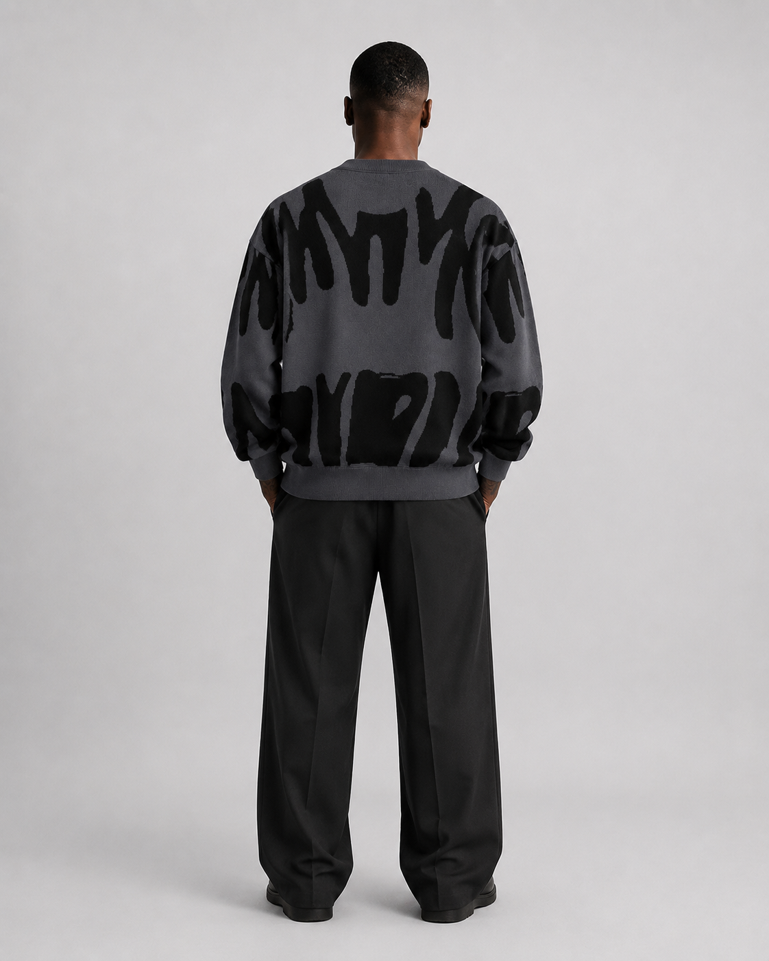 Sudadera Abstract Brush Oversize-45