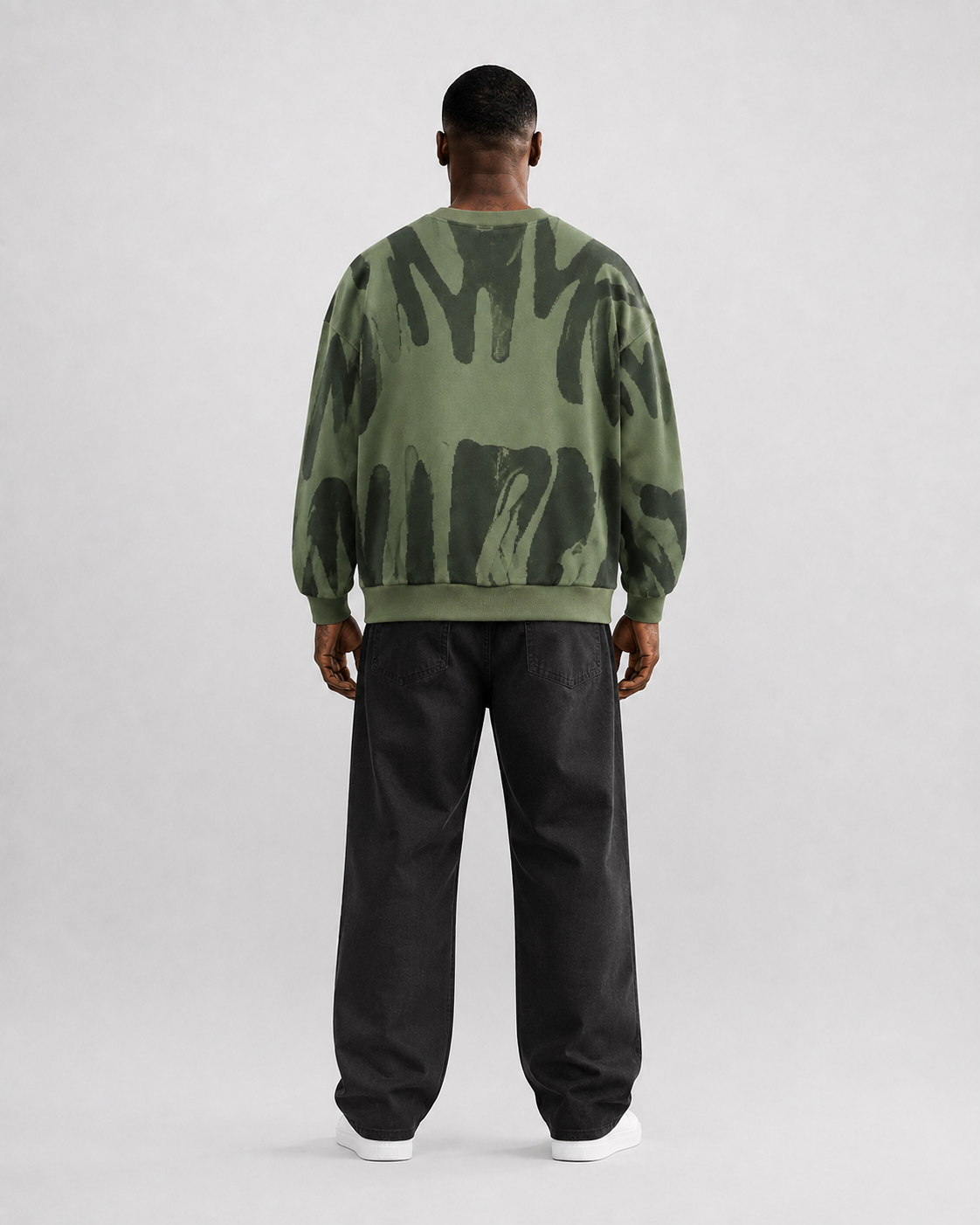 Sudadera Abstract Brush Oversize-37