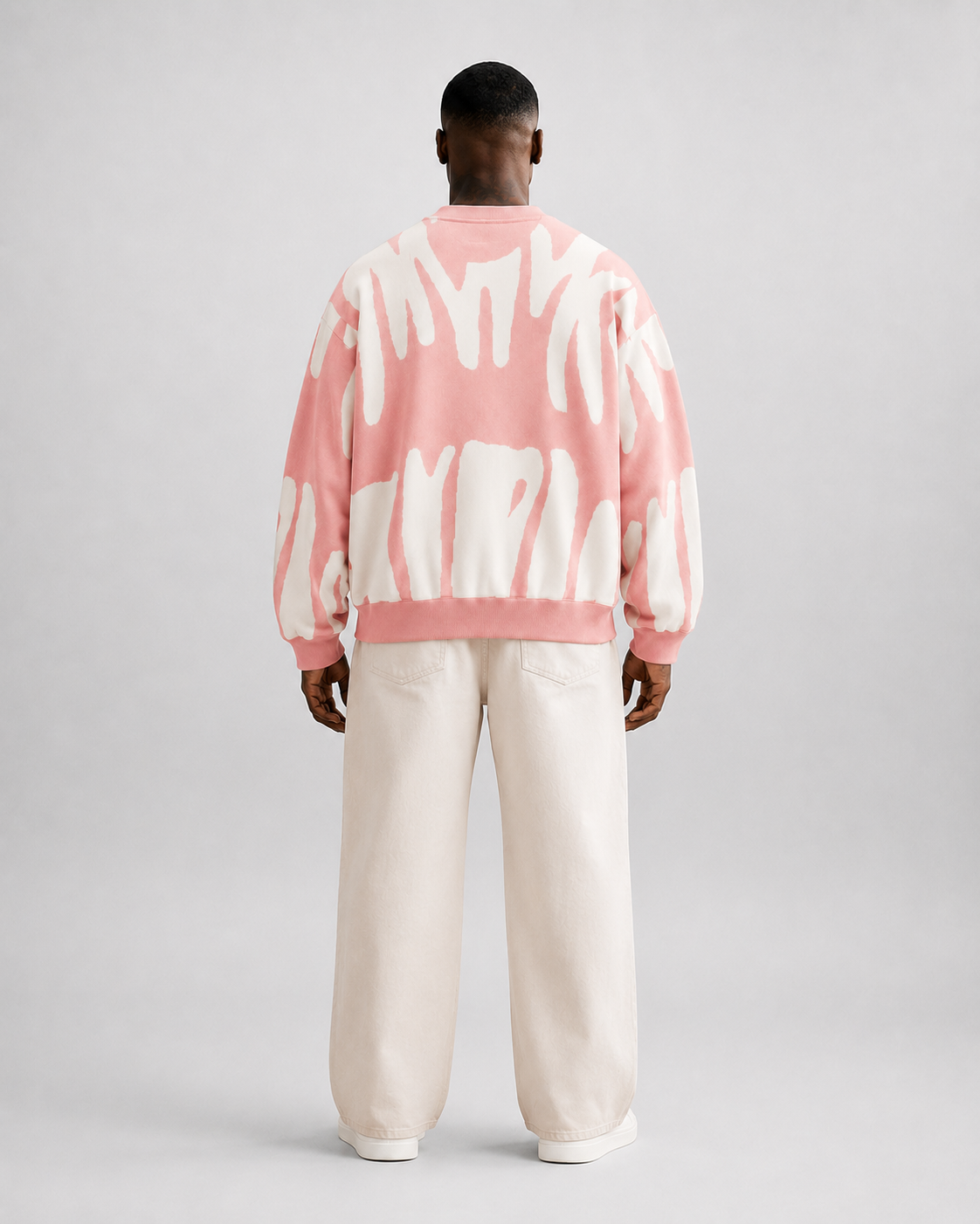 Sudadera Abstract Brush Oversize-23