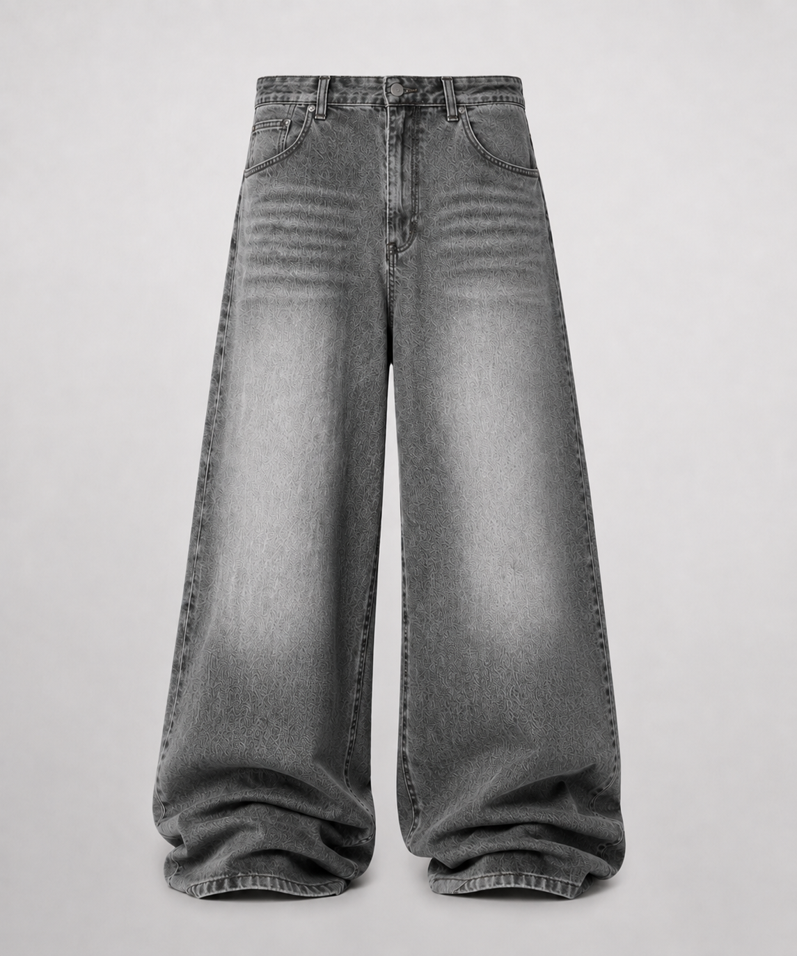 Jeans Wide Leg Light Blue-2