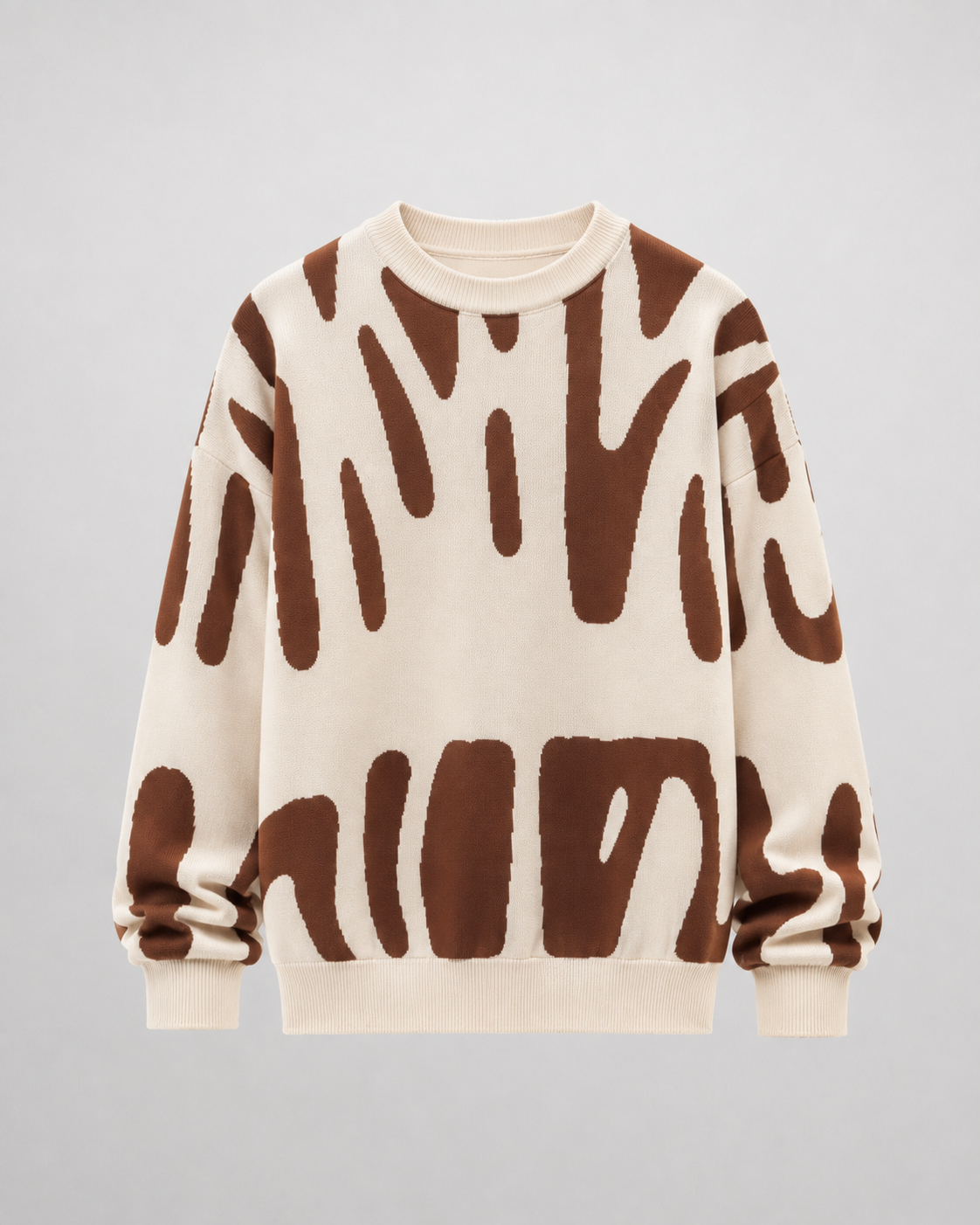 Sudadera Abstract Brush Oversize-5