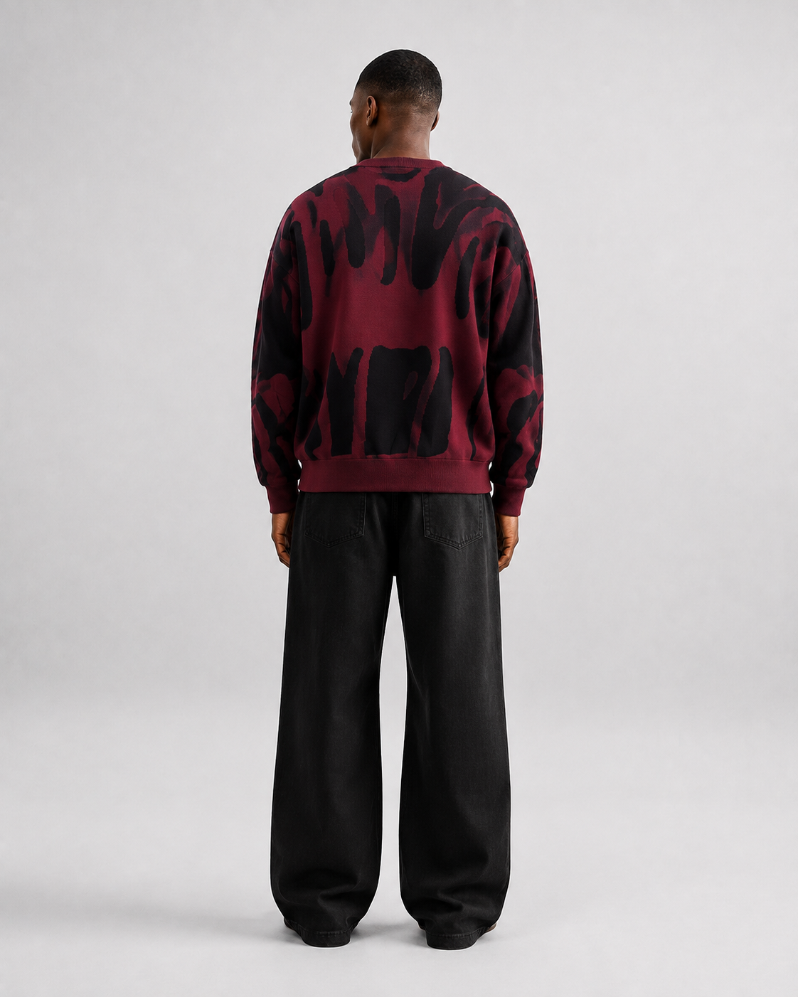 Sudadera Abstract Brush Oversize-15