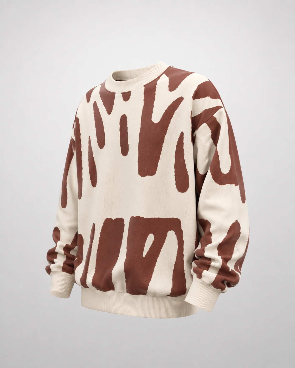 Sudadera Abstract Brush Oversize-30