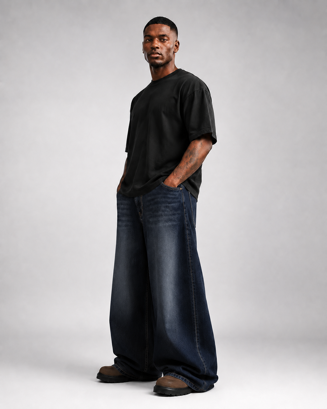 Jeans Wide Leg Light Blue-15