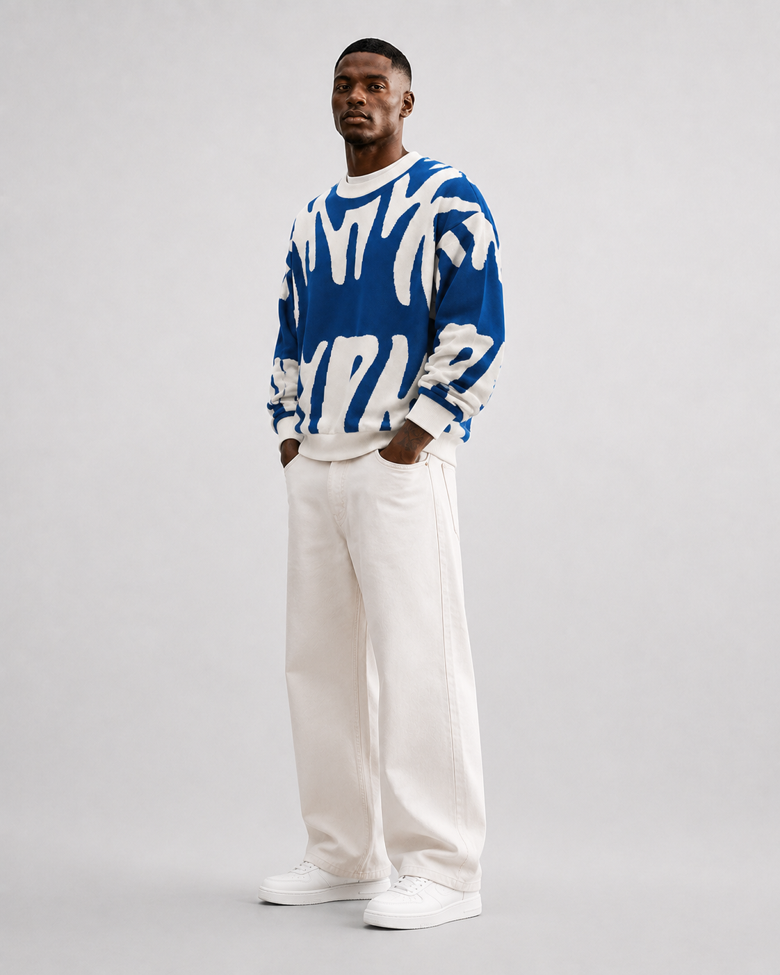 Sudadera Abstract Brush Oversize-44