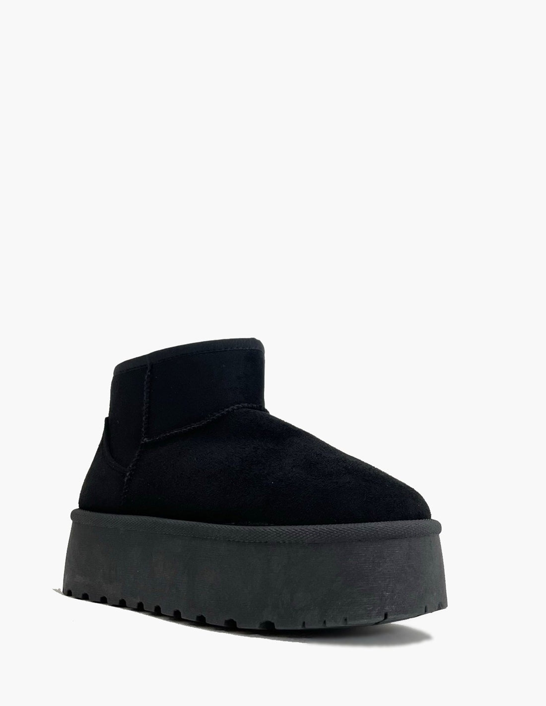 Bota australiana negra de caña baja-2