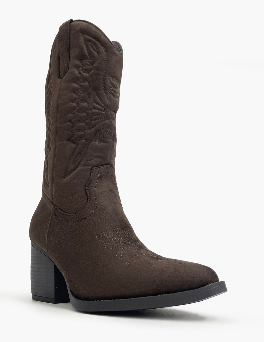 Botas marrones para mujer - estilo cowboy-2