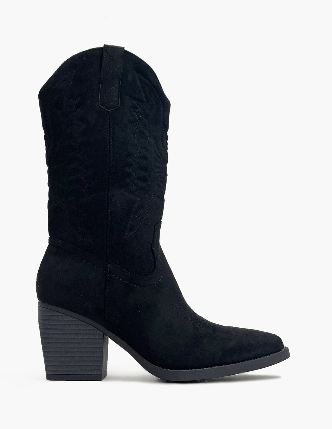 Botas negras de mujer - Estilo vaquero