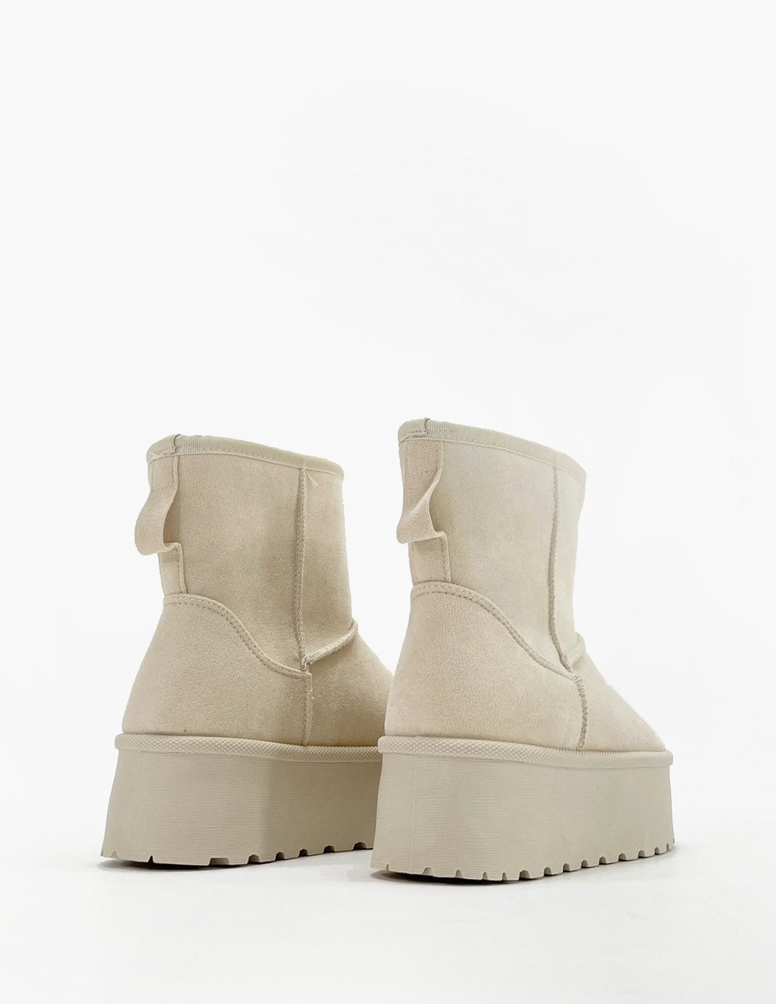 Botas australianas beige de caña media-2