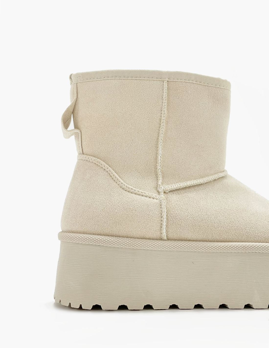 Botas australianas beige de caña media-4