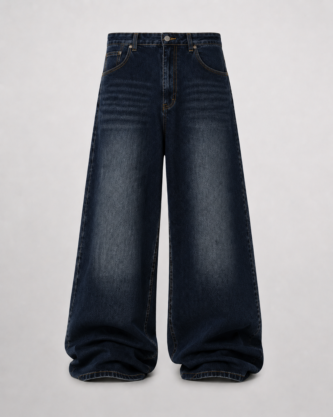 Jeans Wide Leg Light Blue-3