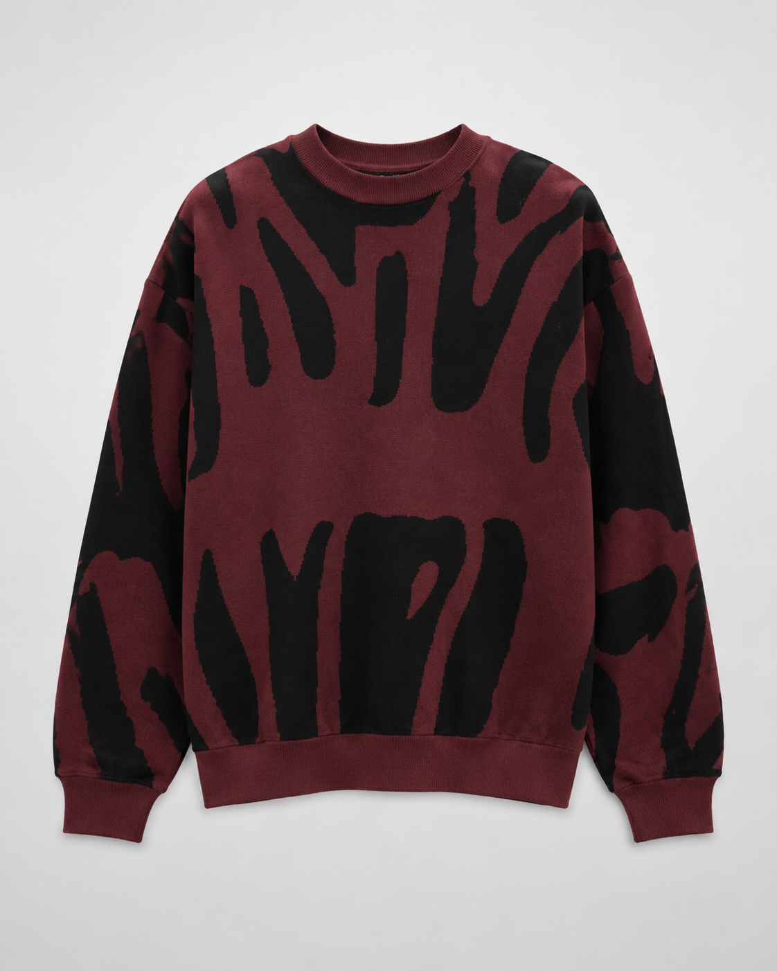 Sudadera Abstract Brush Oversize-7