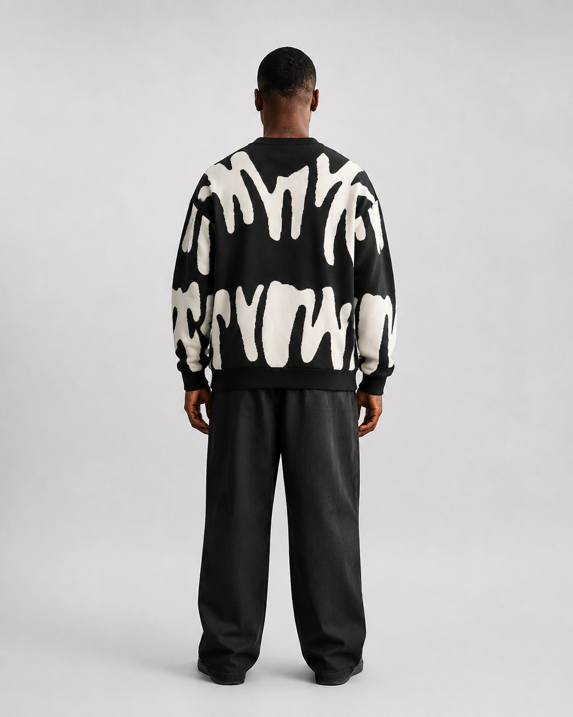 Sudadera Abstract Brush Oversize-10