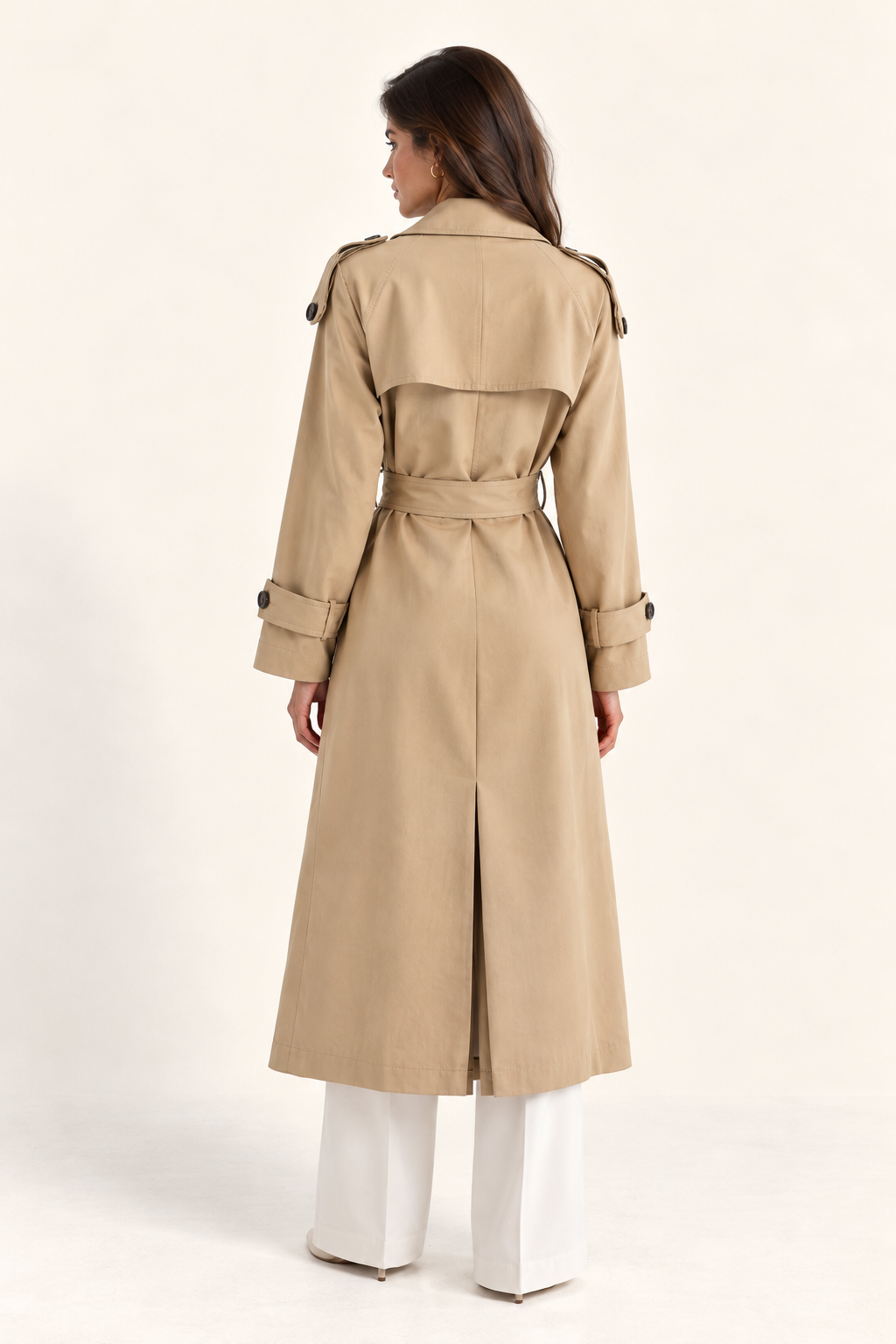 Elara Marbella Franklin | Gabardina Trench Elegante-2