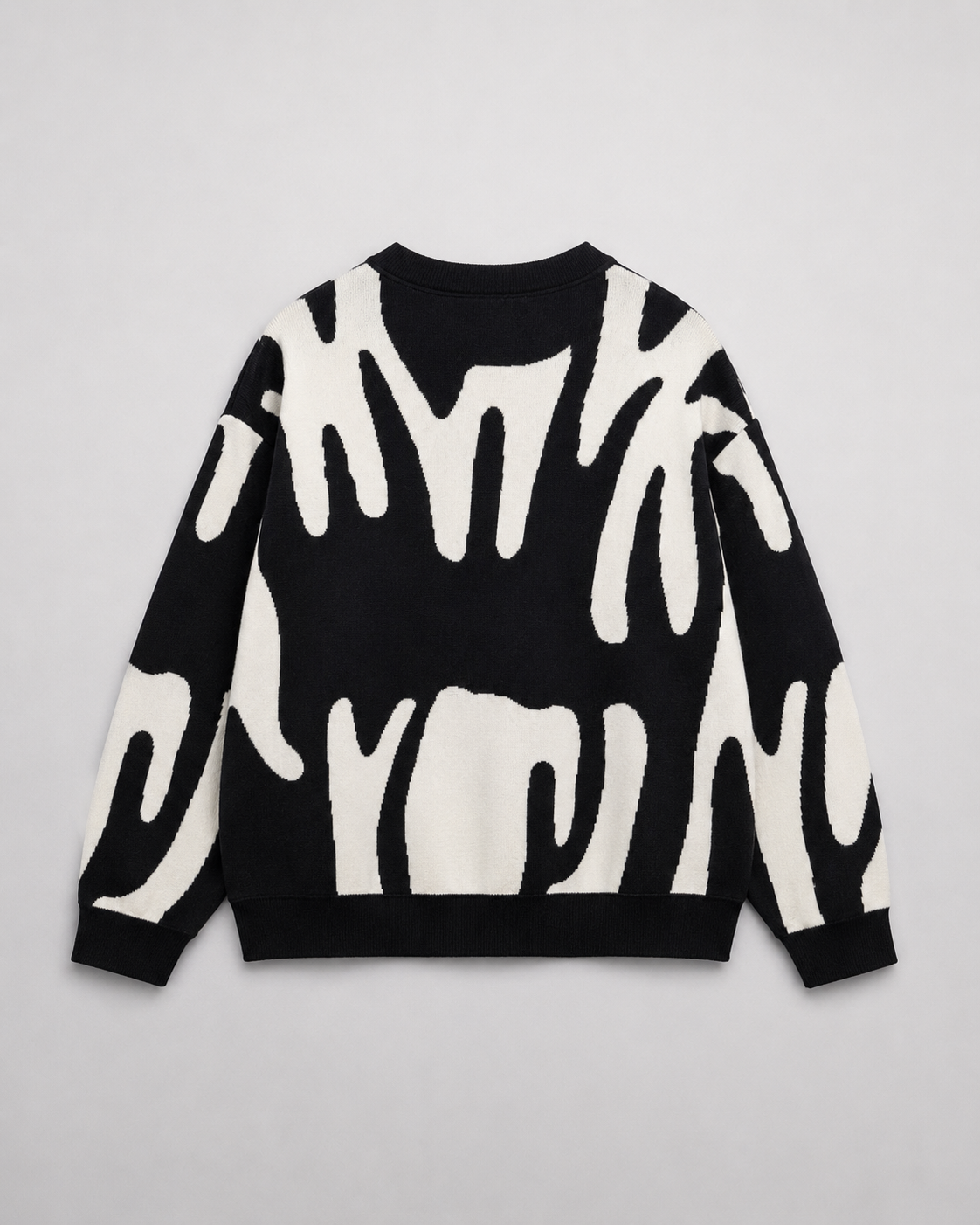 Sudadera Abstract Brush Oversize-2