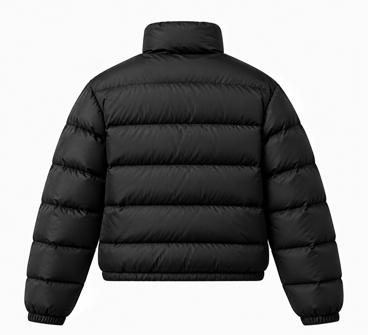 Chaqueta Acolchada Corta de Cuello Alto — Hombre-5