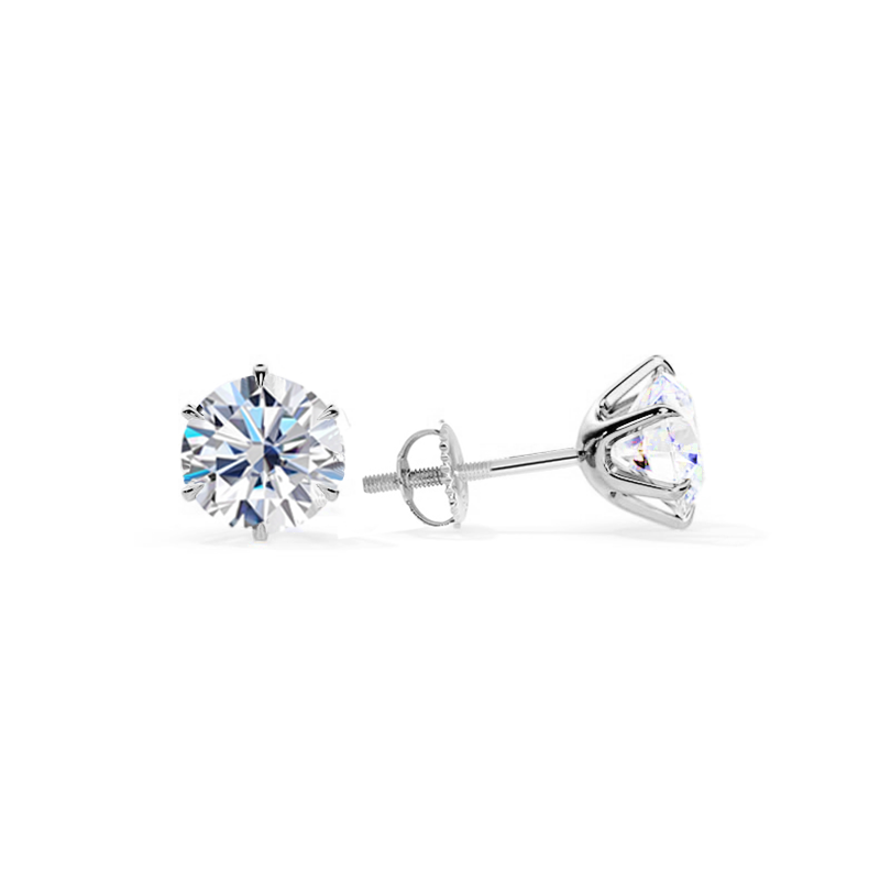 Pendientes chic plateados-3