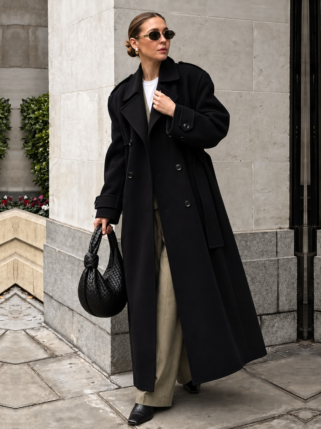 Sofía | Abrigo Oversize Efecto Paño