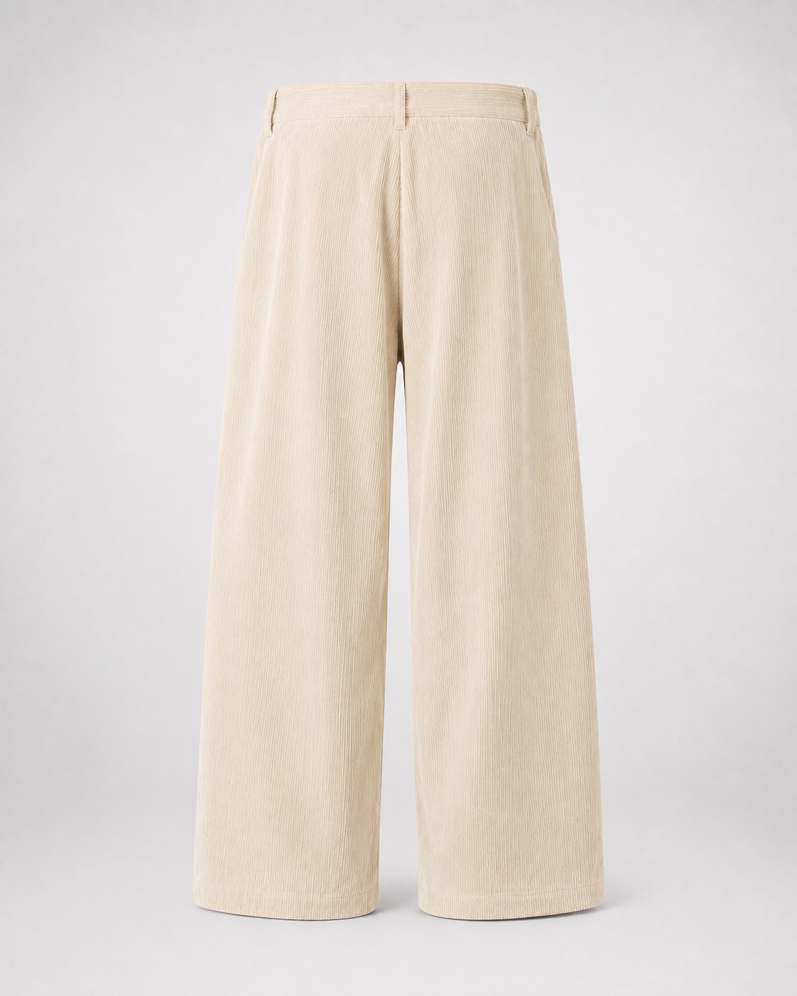 Pantalón Wide Leg de Pana con Pinzas-12